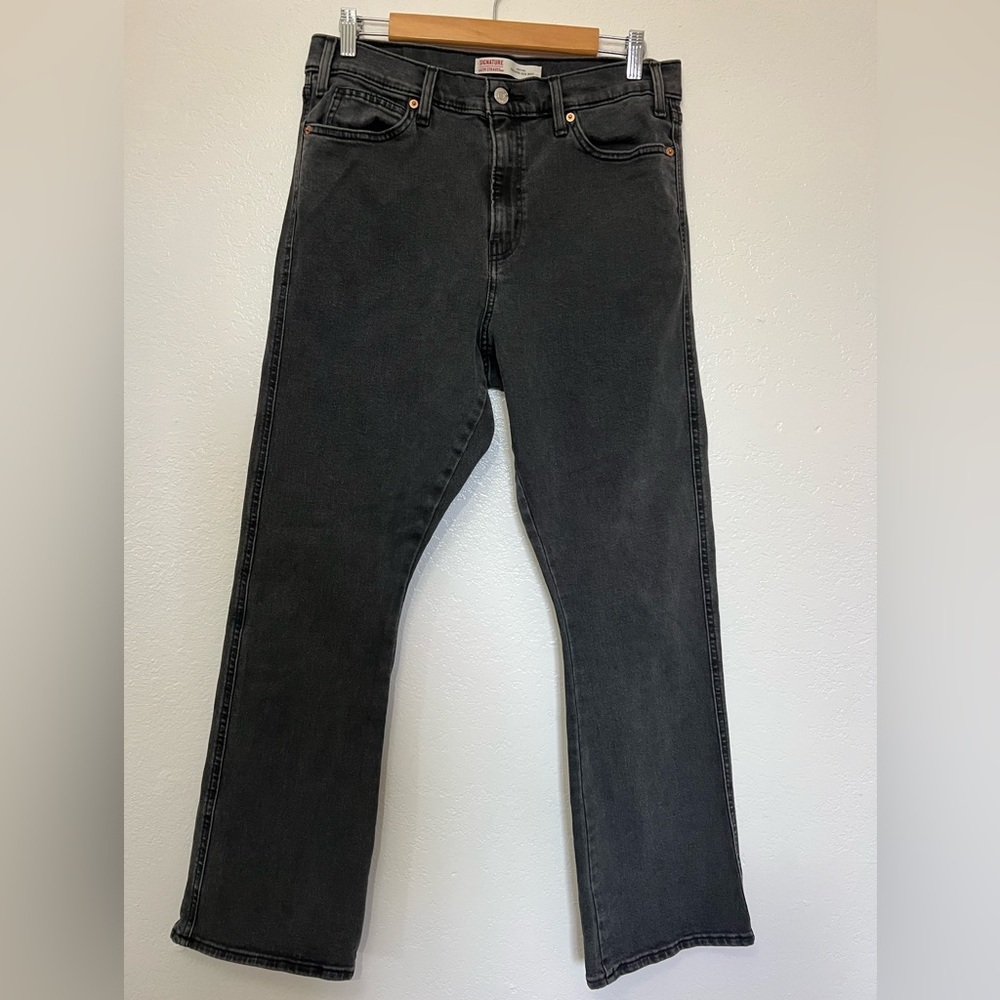 Women’s Levi’s Strauss heritage high rise kick boot grey jeans size 10 W30